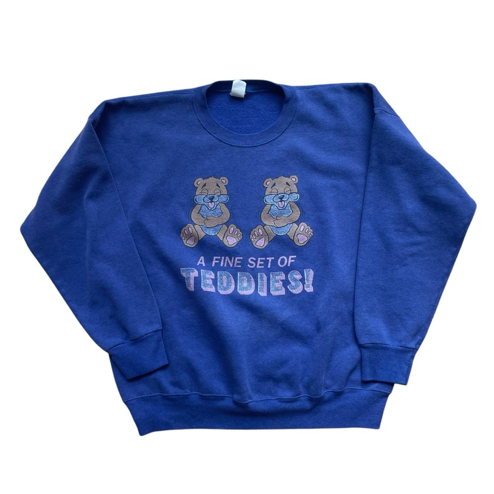 Vintage 90s Funny Teddy Bear Sweatshirt